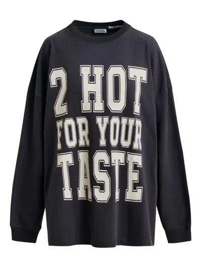 Essentiel Antwerp Letter-print T-shirt In Blue