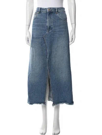 Pre-owned Essentiel Antwerp Long Skirt In Blue