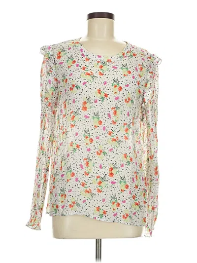 Pre-owned Essentiel Antwerp Long Sleeve Blouse In White