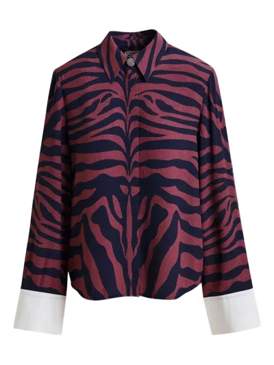 Essentiel Antwerp Long-sleeve Embellished Shirt In Multi