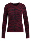 Essentiel Antwerp Long-sleeve Ribbed Sweater In Multi
