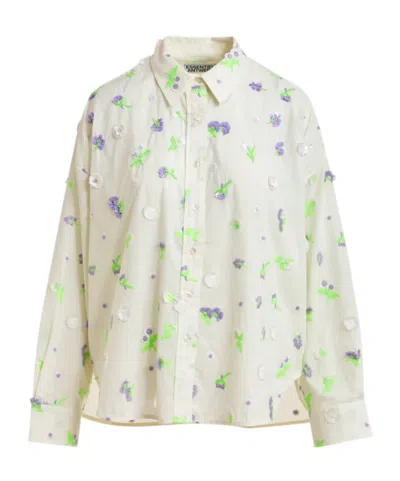 Essentiel Antwerp Long Sleeve Shirt In White