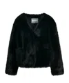 Essentiel Antwerp Long-sleeved Casual Jacket In Black