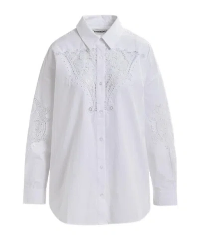 Essentiel Antwerp Long-sleeved Shirt In White