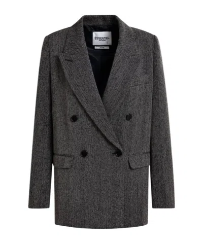 Essentiel Antwerp Long-sleeved Suit Coat In Multi