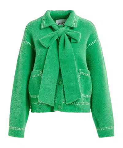Essentiel Antwerp Long-sleeved Sweater In Green