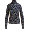 Essentiel Antwerp Haisy Turtleneck T-shirt In Night Shade In Multicolor
