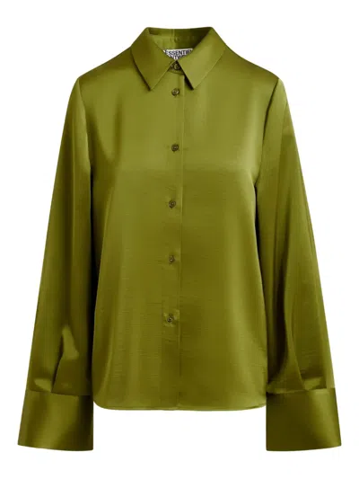 Essentiel Antwerp Long-sleeves Shirt In Green