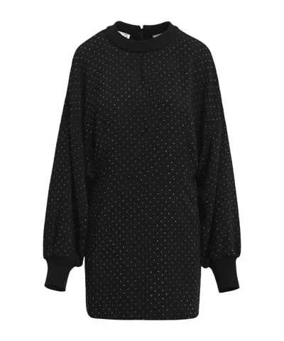 Essentiel Antwerp Long-sleeved Dress In Black
