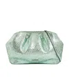 Essentiel Antwerp Magnetic Buckle Shoulder Bag In Green