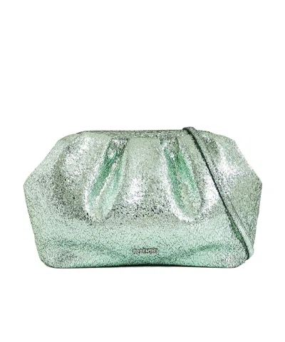 Essentiel Antwerp Magnetic Buckle Shoulder Bag In Green
