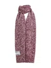 Essentiel Antwerp Melange-effect Knit Scarf In Pink