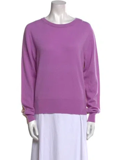 Pre-owned Essentiel Antwerp Merino Wool Scoop Neck Sweater W/ Tags In Purple