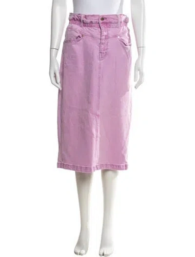 Pre-owned Essentiel Antwerp Midi Length Skirt In Purple