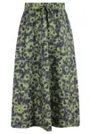 Essentiel Antwerp Midi Skirtq In Green
