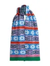Essentiel Antwerp Multicolored-stripes Scarf In Purple