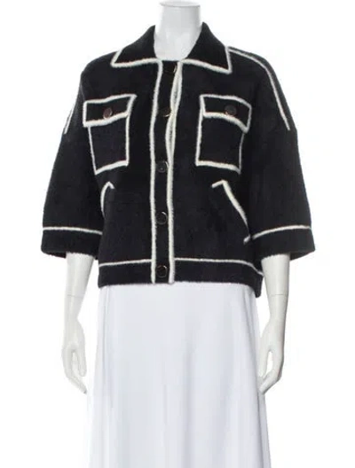 Pre-owned Essentiel Antwerp Nylon Denim Jacket In Multi