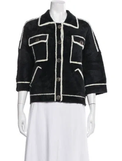 Pre-owned Essentiel Antwerp Nylon Jacket In Black
