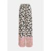 ESSENTIEL ANTWERP OFF WHITE BLACK AND PINK FIRM PANTS
