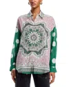 Essentiel Antwerp Paisley Print Button Front Shirt