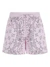 Essentiel Antwerp Paisley Print Shorts In Pink