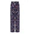 Essentiel Antwerp Frankrijk Navy Blue Wide Leg Pants In Blue