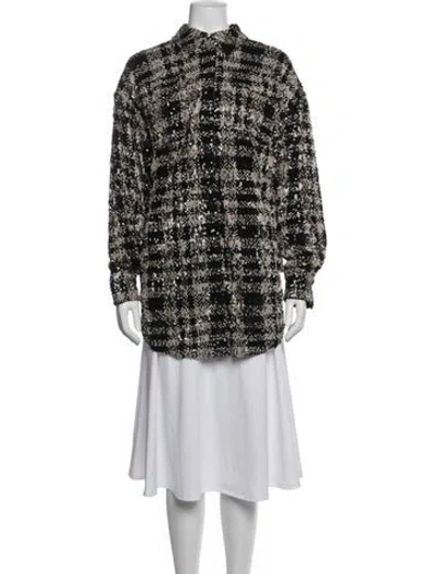 Pre-owned Essentiel Antwerp Patterned Jacket In Neutral