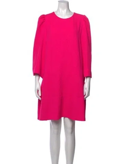 Pre-owned Essentiel Antwerp Patterned Mini Dress In Pink