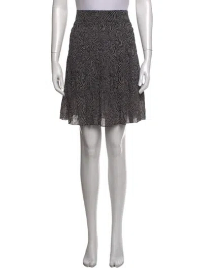 Pre-owned Essentiel Antwerp Patterned Mini Skirt In Brown