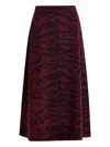 Essentiel Antwerp Patterned Skirt In Red