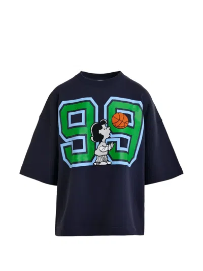 Essentiel Antwerp Peanuts™ Lucy Graphic-print Sweatshirt In Blue