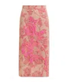 Essentiel Antwerp Hisces Tulle Midi Skirt Marzipani In Pink