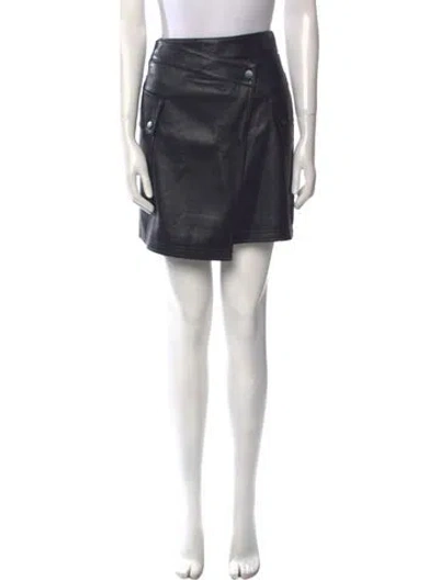 Pre-owned Essentiel Antwerp Pleated Accents Mini Skirt W/ Tags In Blue