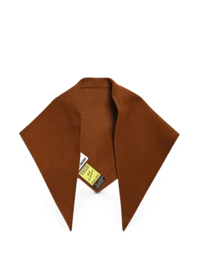 Essentiel Antwerp Pointed Scarf In Brown