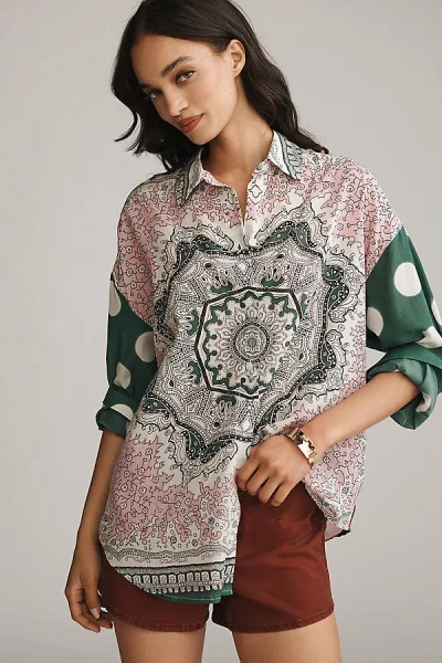 Essentiel Antwerp Printed Buttondown Blouse