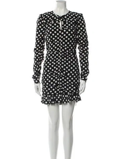 Pre-owned Essentiel Antwerp Printed Mini Dress In Blue