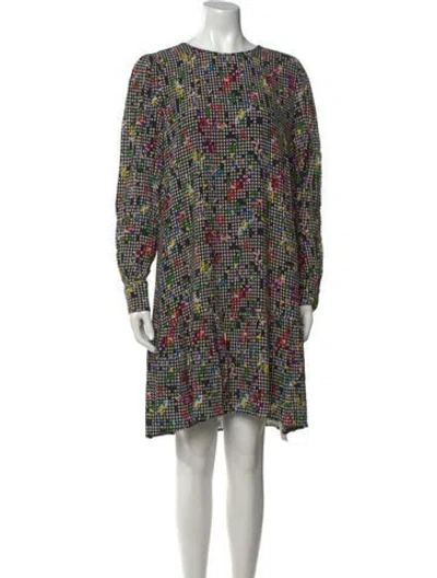 Pre-owned Essentiel Antwerp Printed Mini Dress In Multi