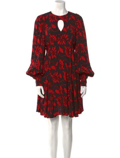 Pre-owned Essentiel Antwerp Printed Mini Dress W/ Tags In Red