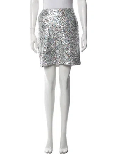 Pre-owned Essentiel Antwerp Printed Mini Skirt W/ Tags In Blue