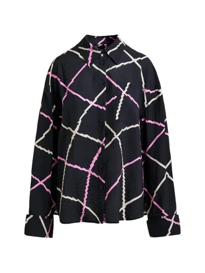 Essentiel Antwerp Printed Shirt In Black