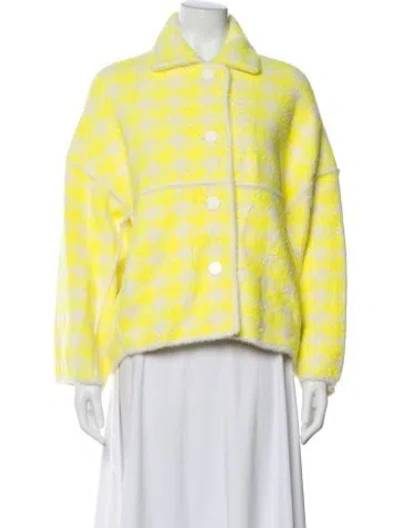 Pre-owned Essentiel Antwerp Printed Sweater W/ Tags In Green