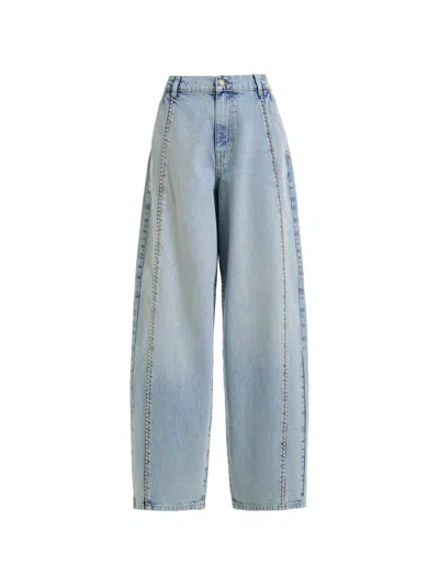 Essentiel Antwerp Rhinestone-embellished Jeans In Neutral