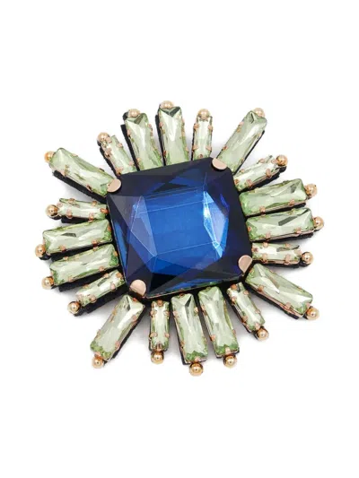 Essentiel Antwerp Rhinestones-detail Brooch In Gold