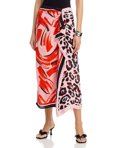 Essentiel Antwerp Ruffle Front Skirt In Multi