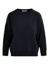 Essentiel Antwerp Long-sleeved Sweater In Blue