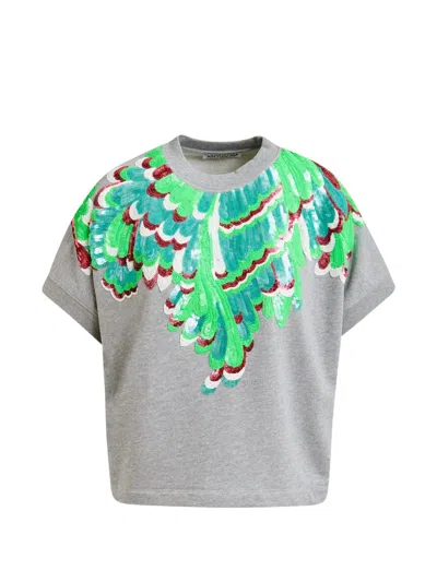 Essentiel Antwerp Sequin-embellished T-shirt In Gray
