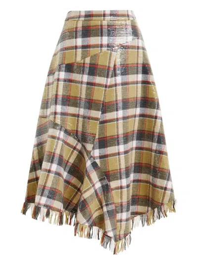 Essentiel Antwerp Sequin-embellishment Midi Skirt In Multi