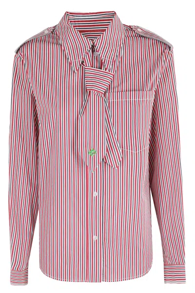 Essentiel Antwerp Striped Tie Top In Multi