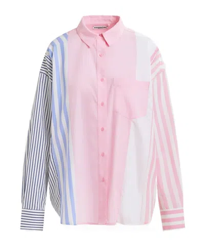 Essentiel Antwerp Short-sleeved Polo Shirt In Pink