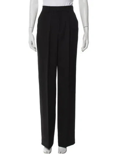 Pre-owned Essentiel Antwerp Straight Leg Pants In Black